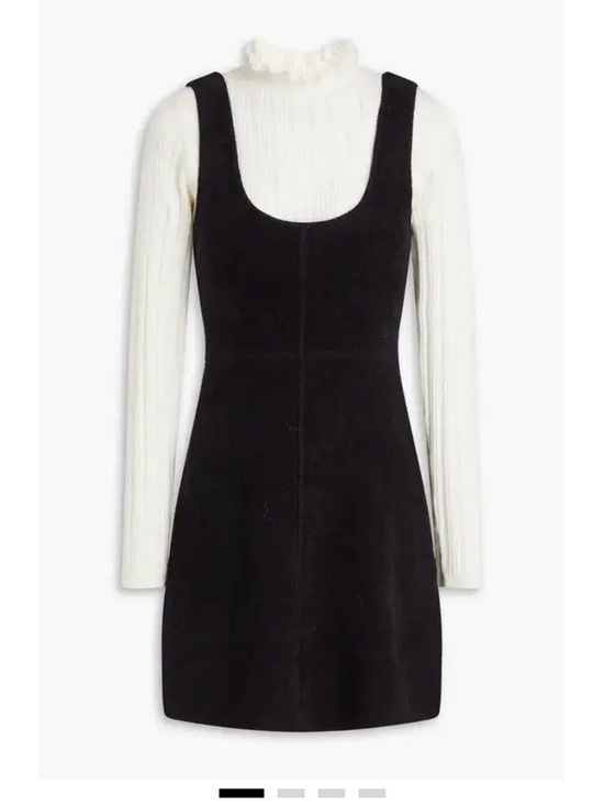 Sandro Dresses & Skirts - Sandro Black Mini Sweater Dress NWT Size 36